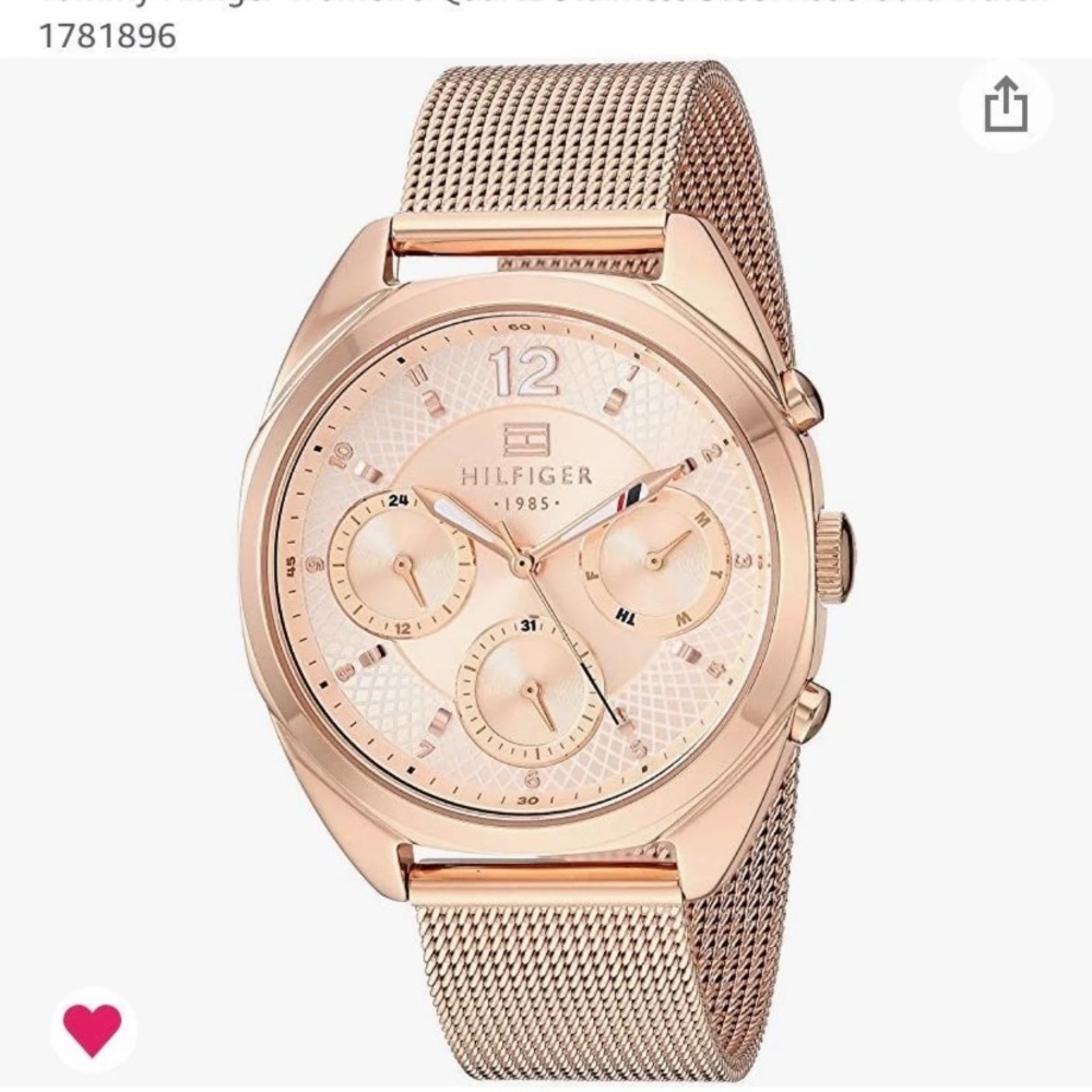 Tommy Hilfiger rose gold women’s watch! NWT!